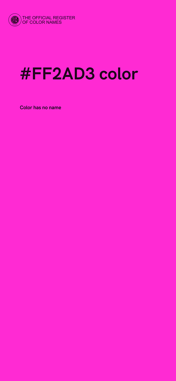 #FF2AD3 color image