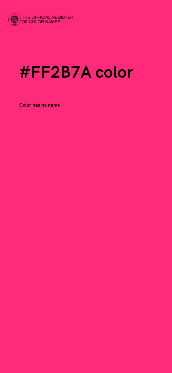 #FF2B7A color image