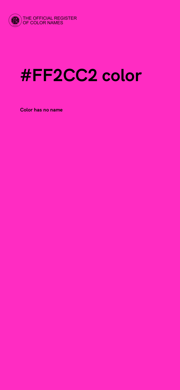 #FF2CC2 color image