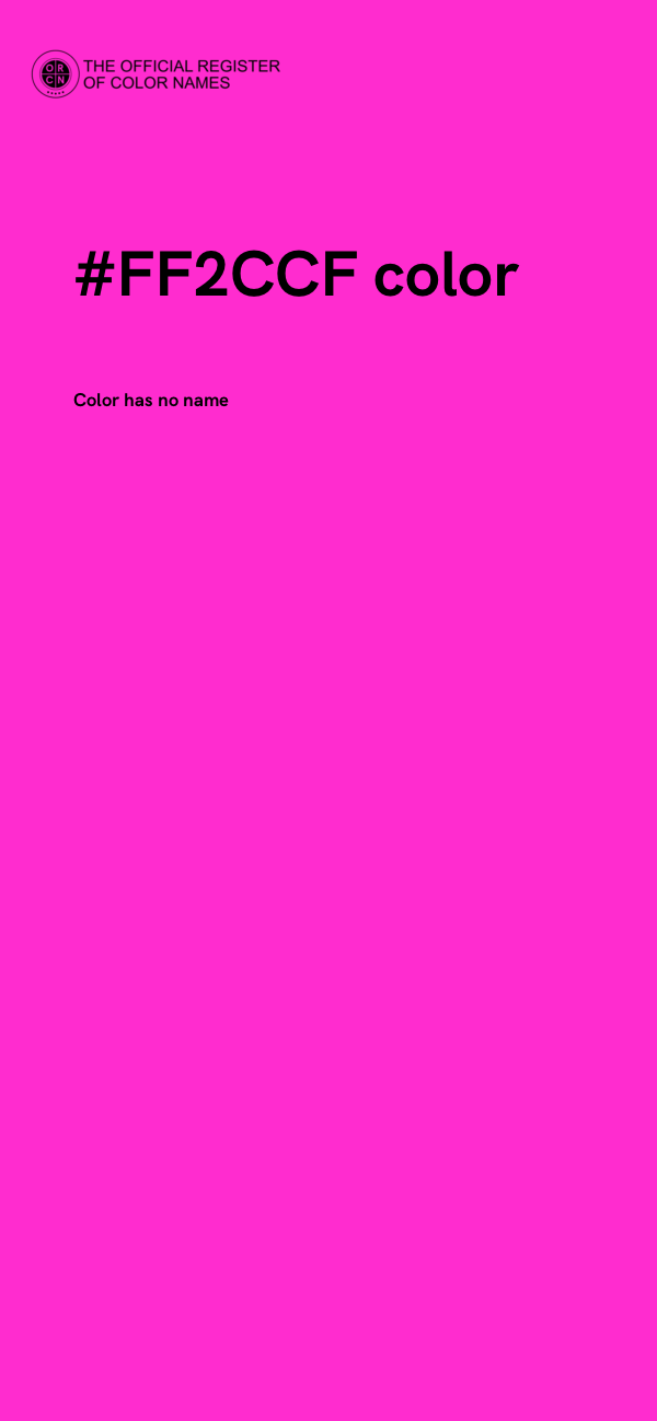 #FF2CCF color image