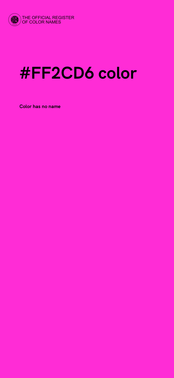 #FF2CD6 color image