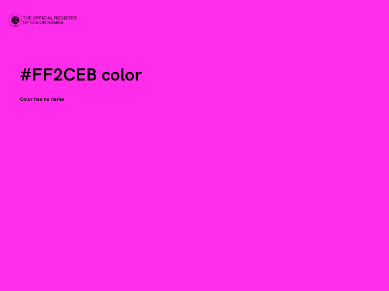 #FF2CEB color image