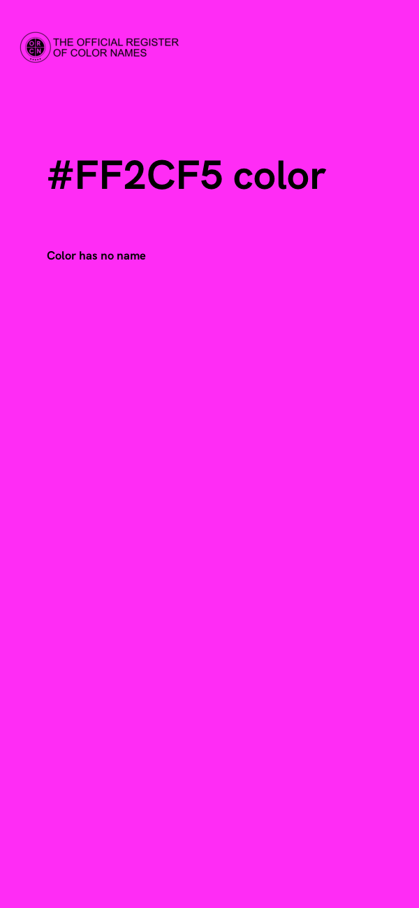 #FF2CF5 color image