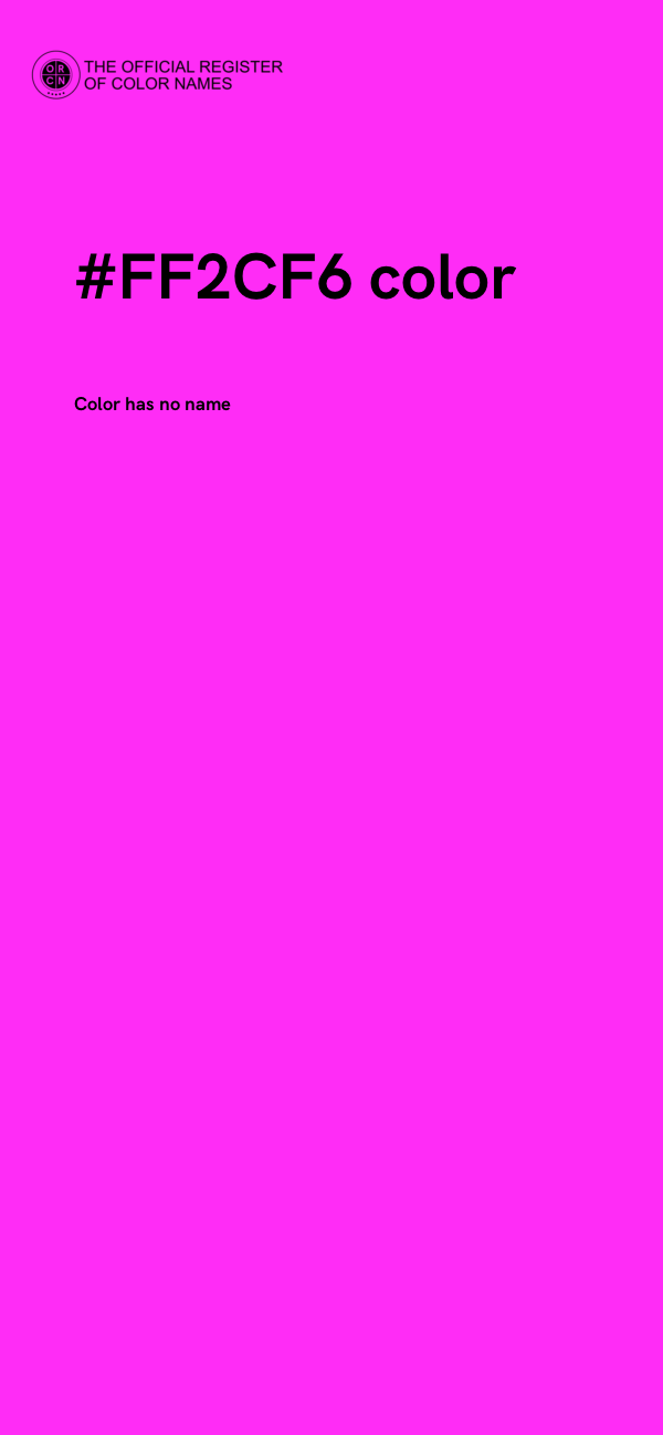 #FF2CF6 color image