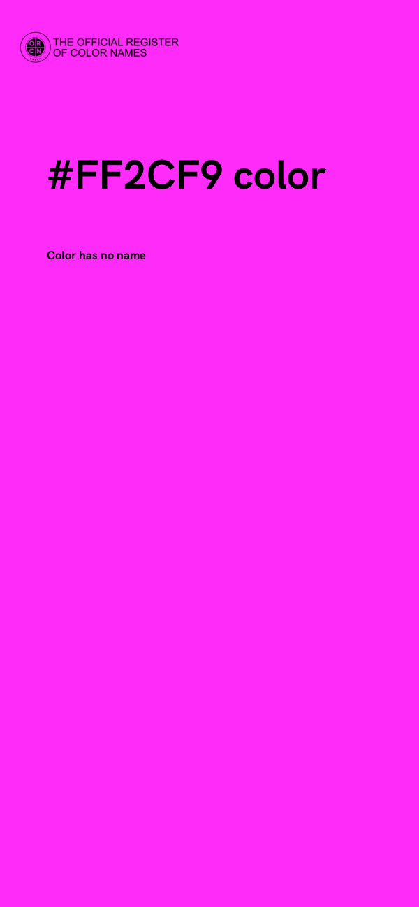 #FF2CF9 color image