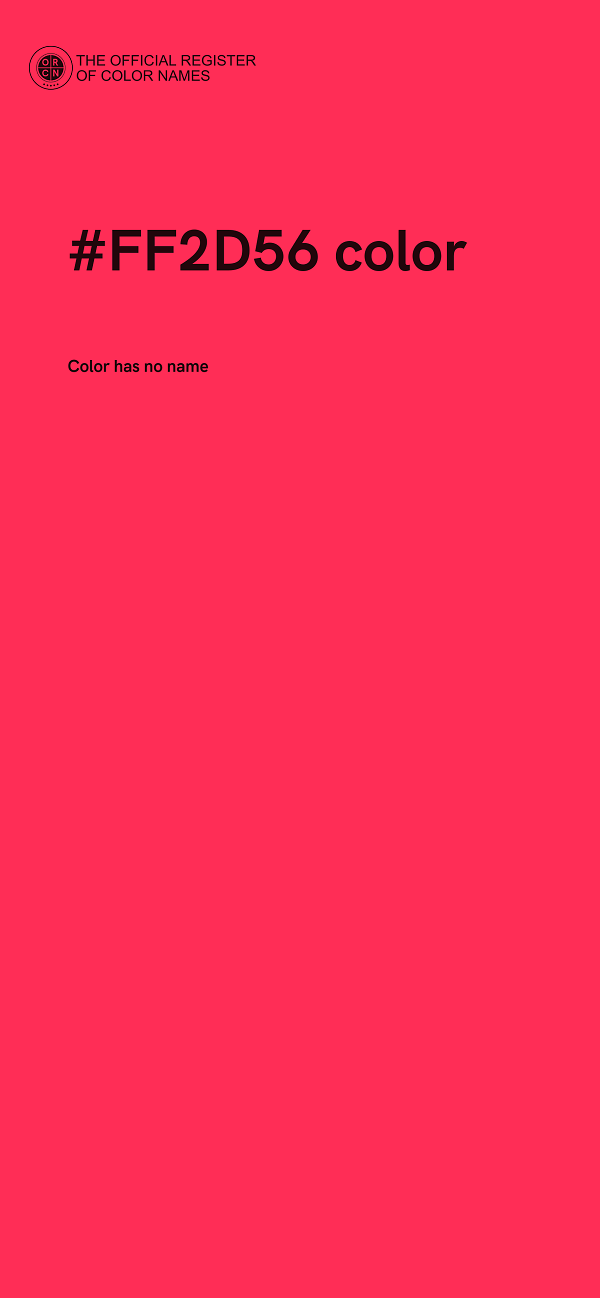 #FF2D56 color image