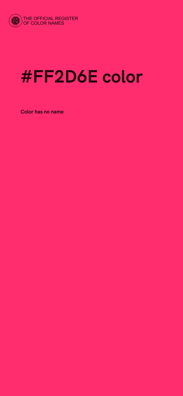 #FF2D6E color image