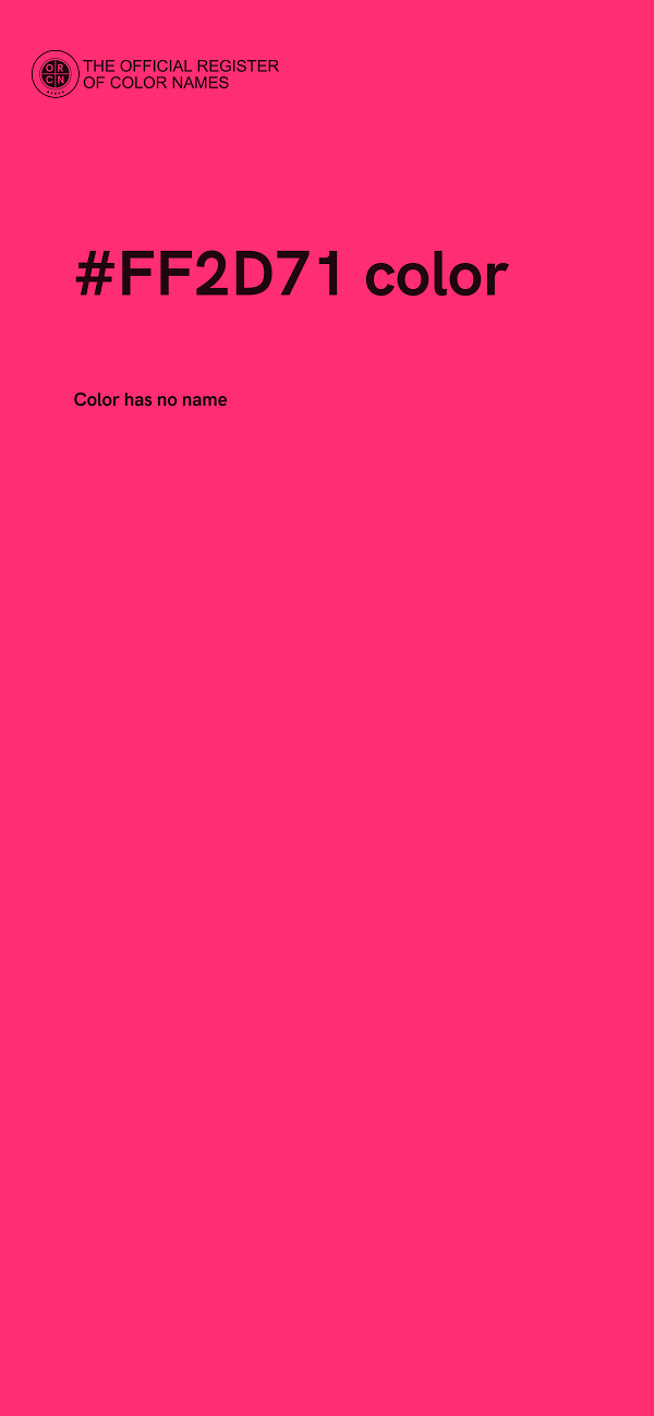 #FF2D71 color image