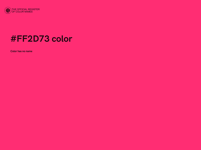 #FF2D73 color image