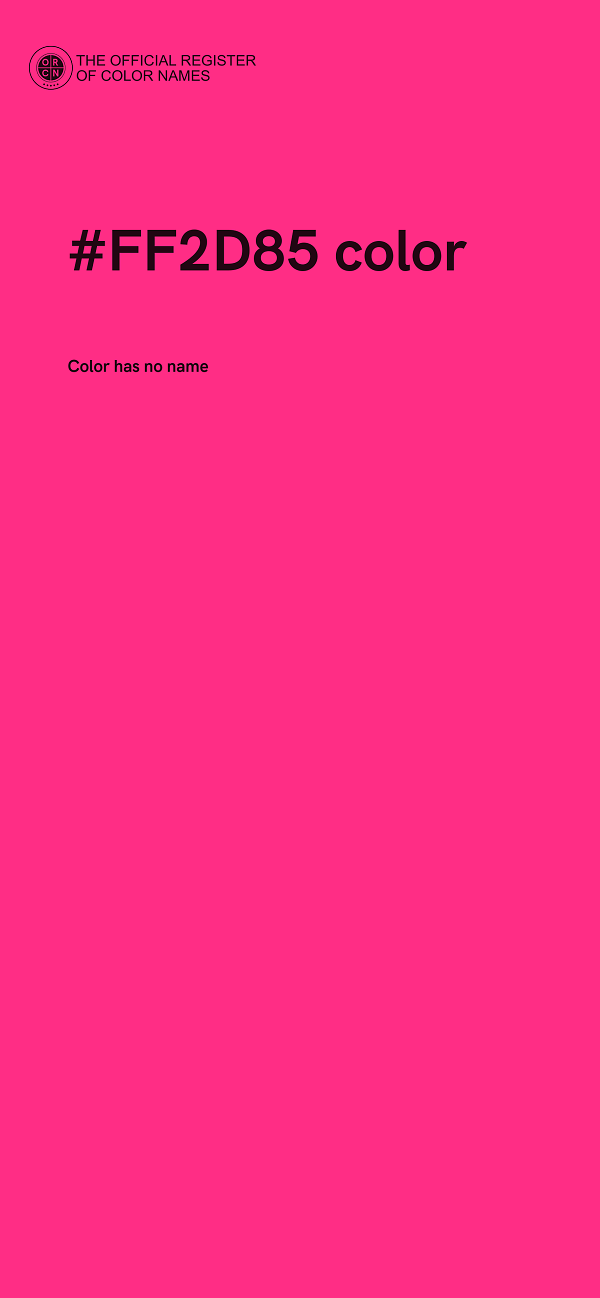#FF2D85 color image