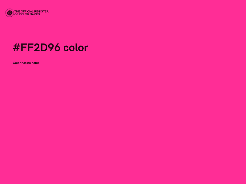 #FF2D96 color image