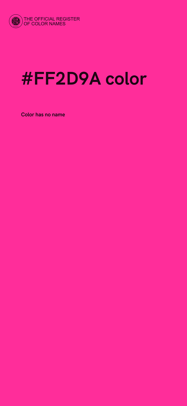 #FF2D9A color image