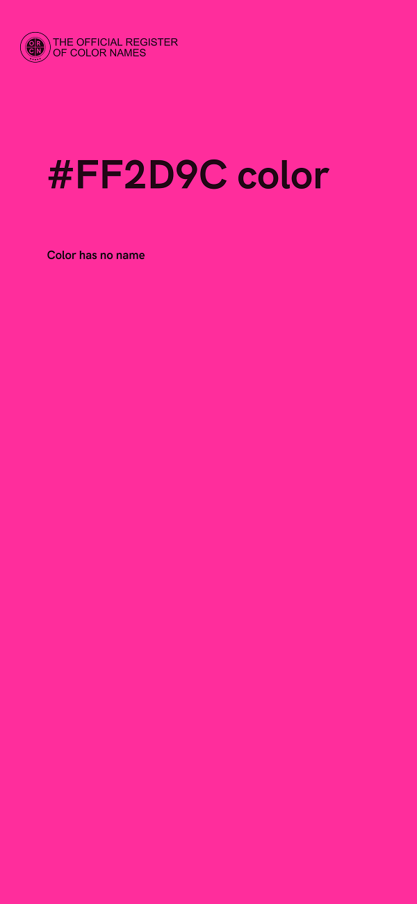 #FF2D9C color image