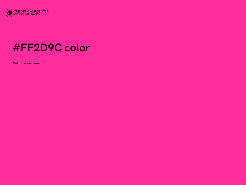 #FF2D9C color image