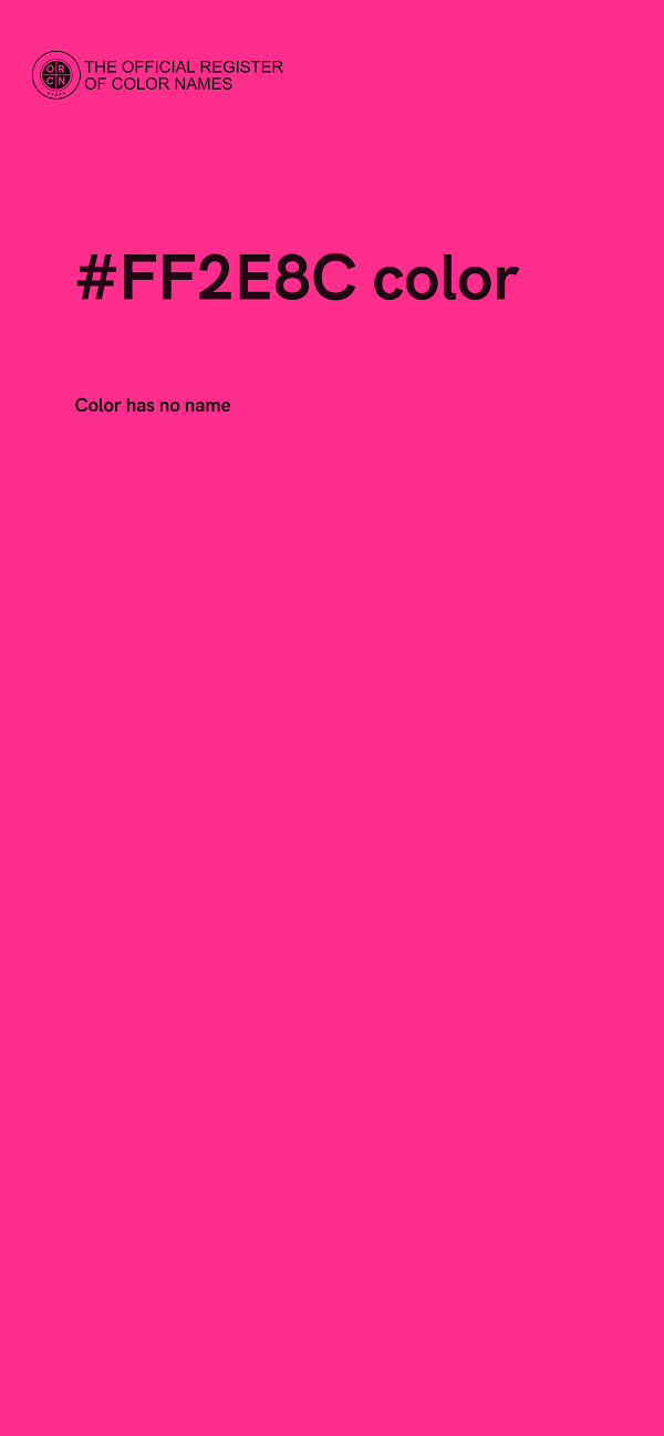 #FF2E8C color image