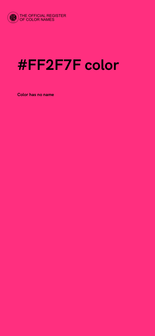 #FF2F7F color image