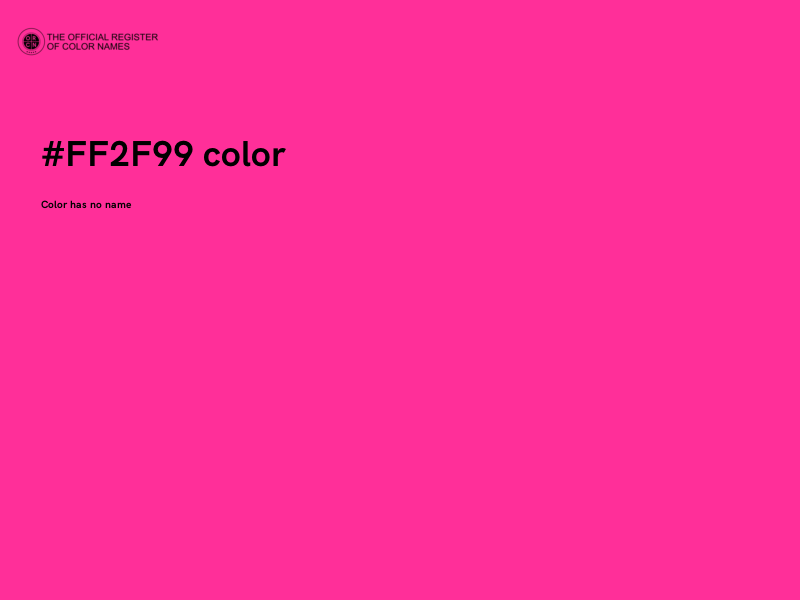 #FF2F99 color image