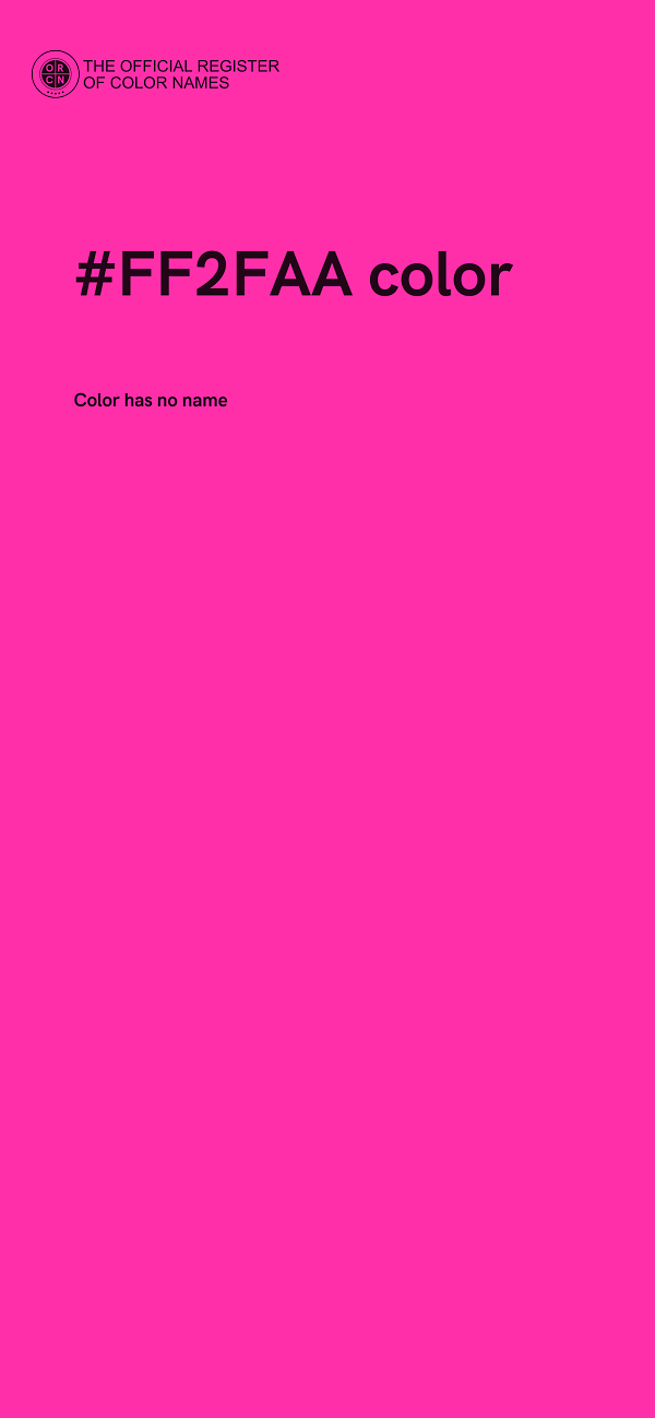 #FF2FAA color image