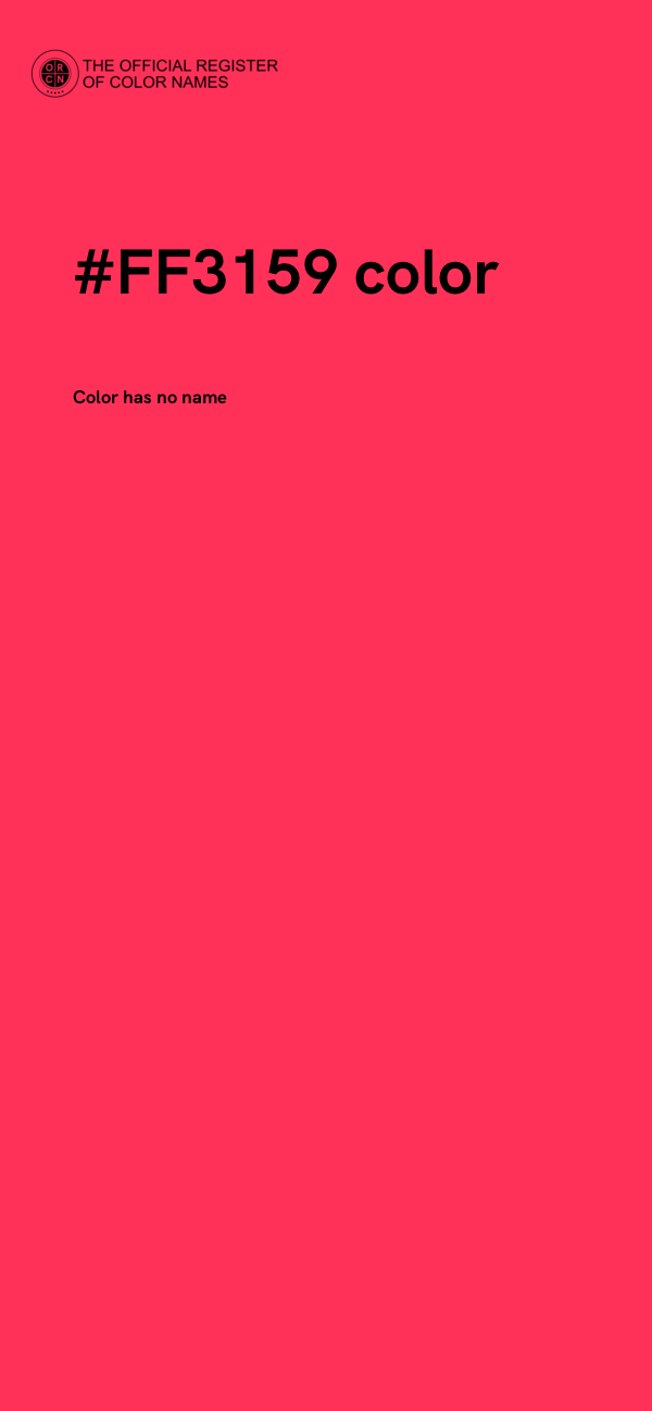 #FF3159 color image