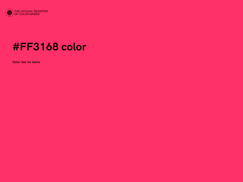 #FF3168 color image