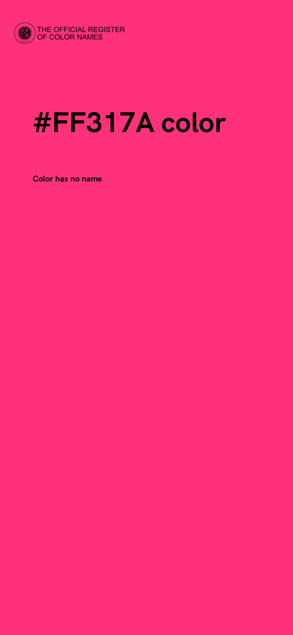 #FF317A color image