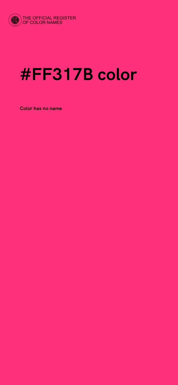 #FF317B color image