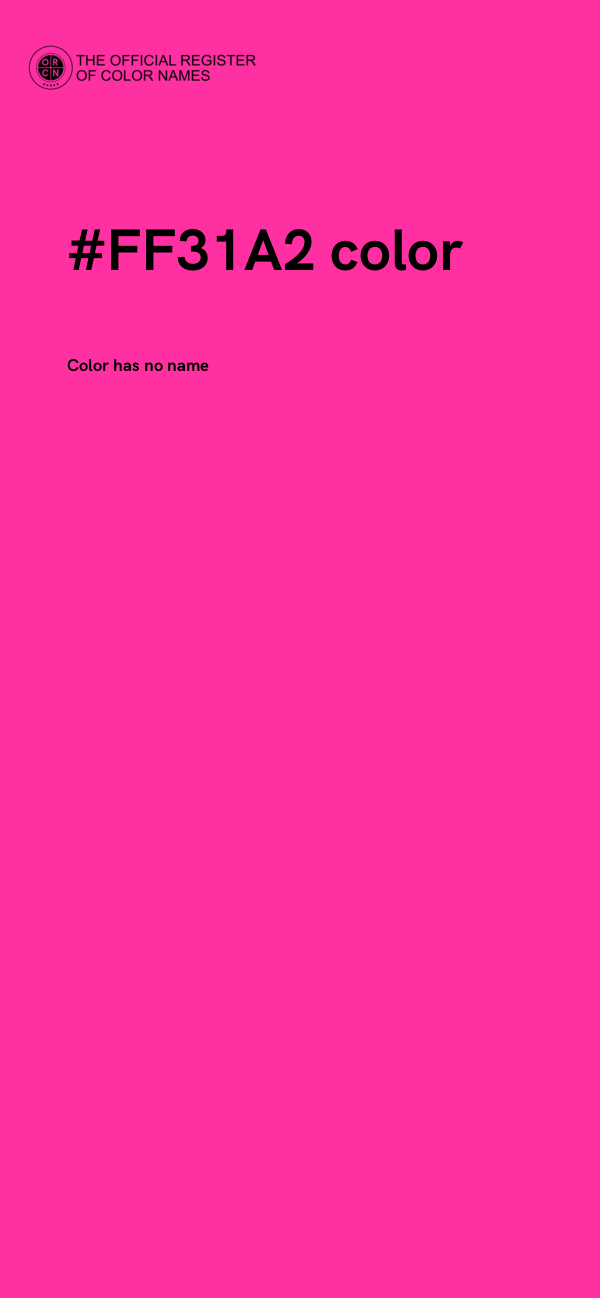 #FF31A2 color image