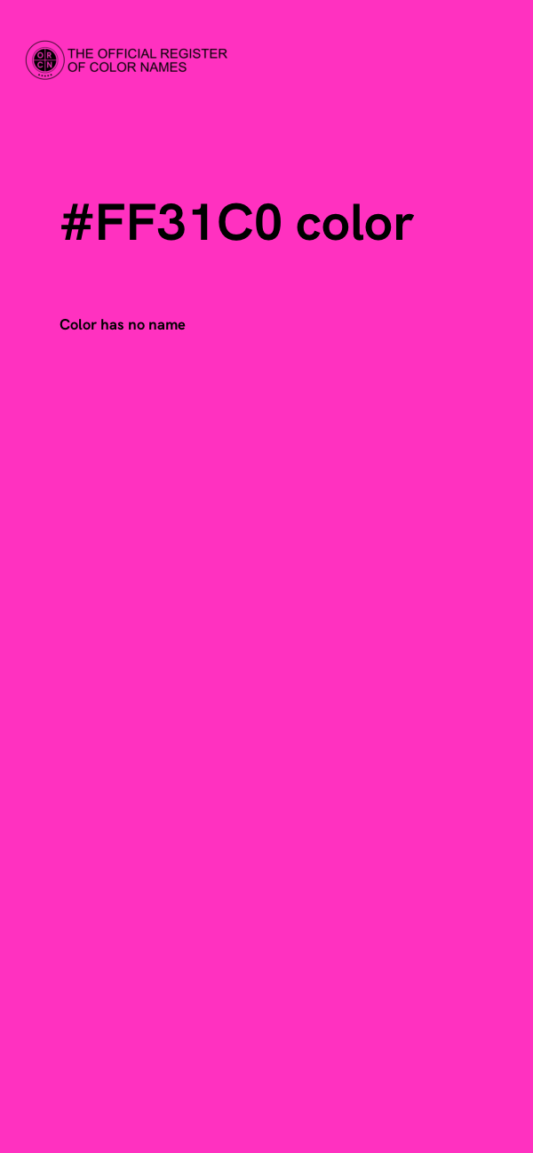 #FF31C0 color image