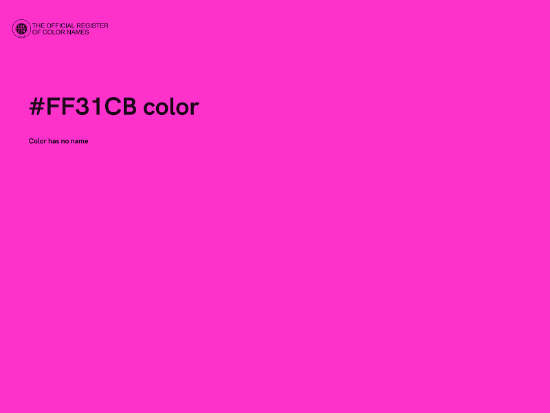 #FF31CB color image
