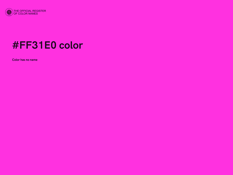 #FF31E0 color image