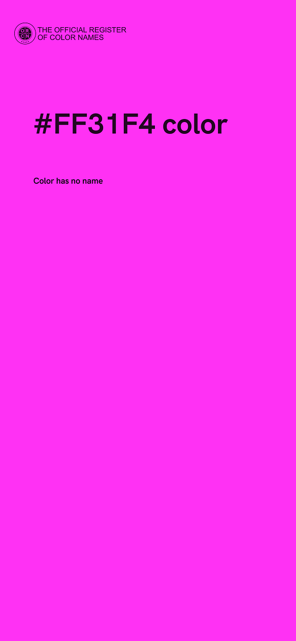 #FF31F4 color image