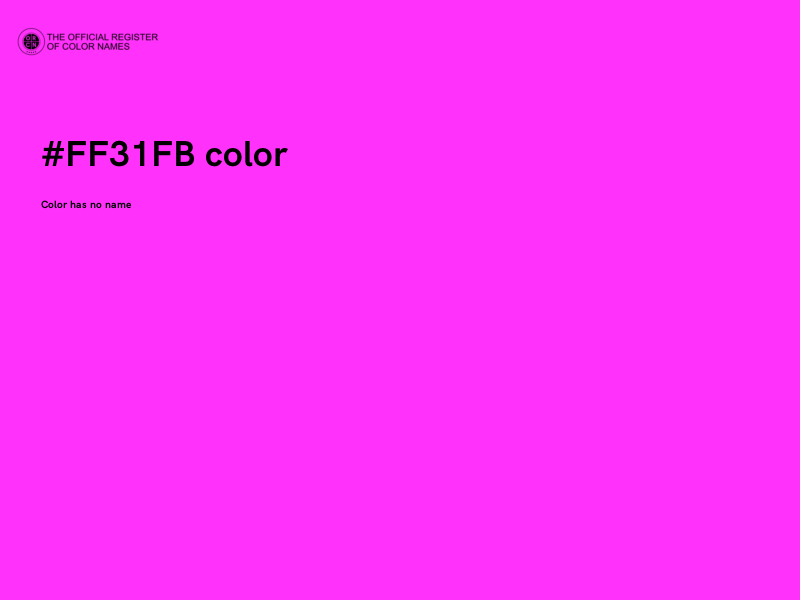 #FF31FB color image