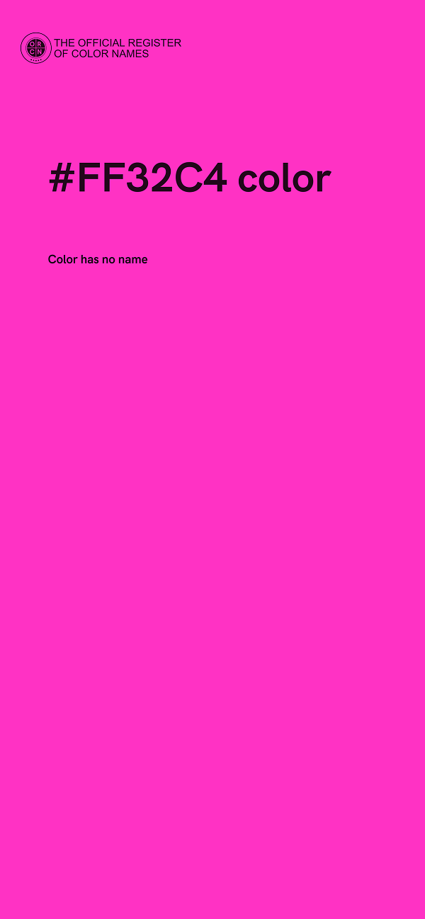 #FF32C4 color image