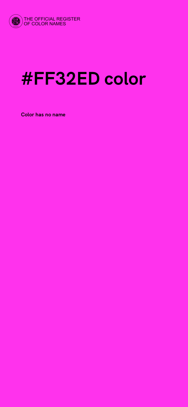 #FF32ED color image