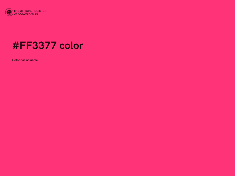 #FF3377 color image