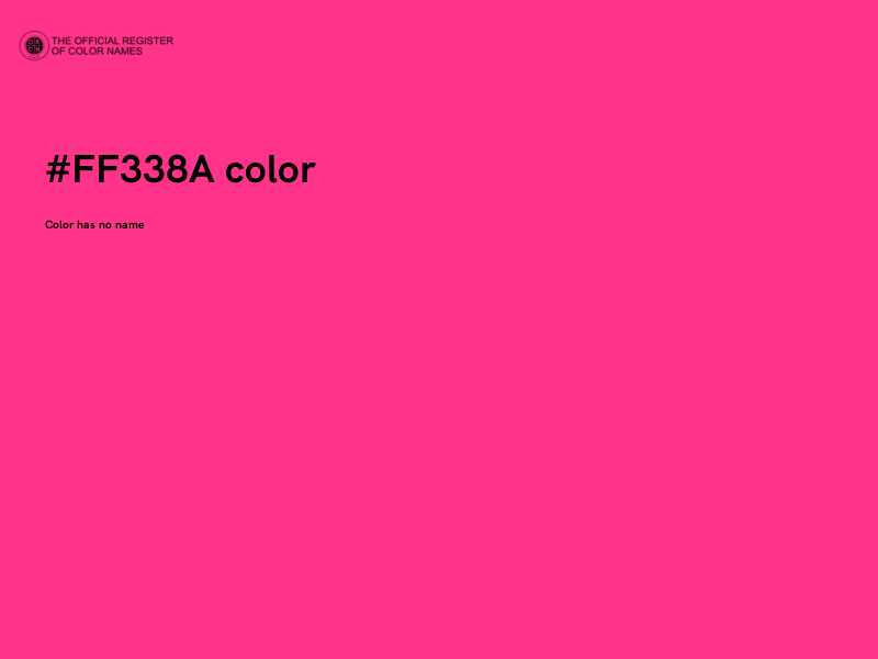 #FF338A color image