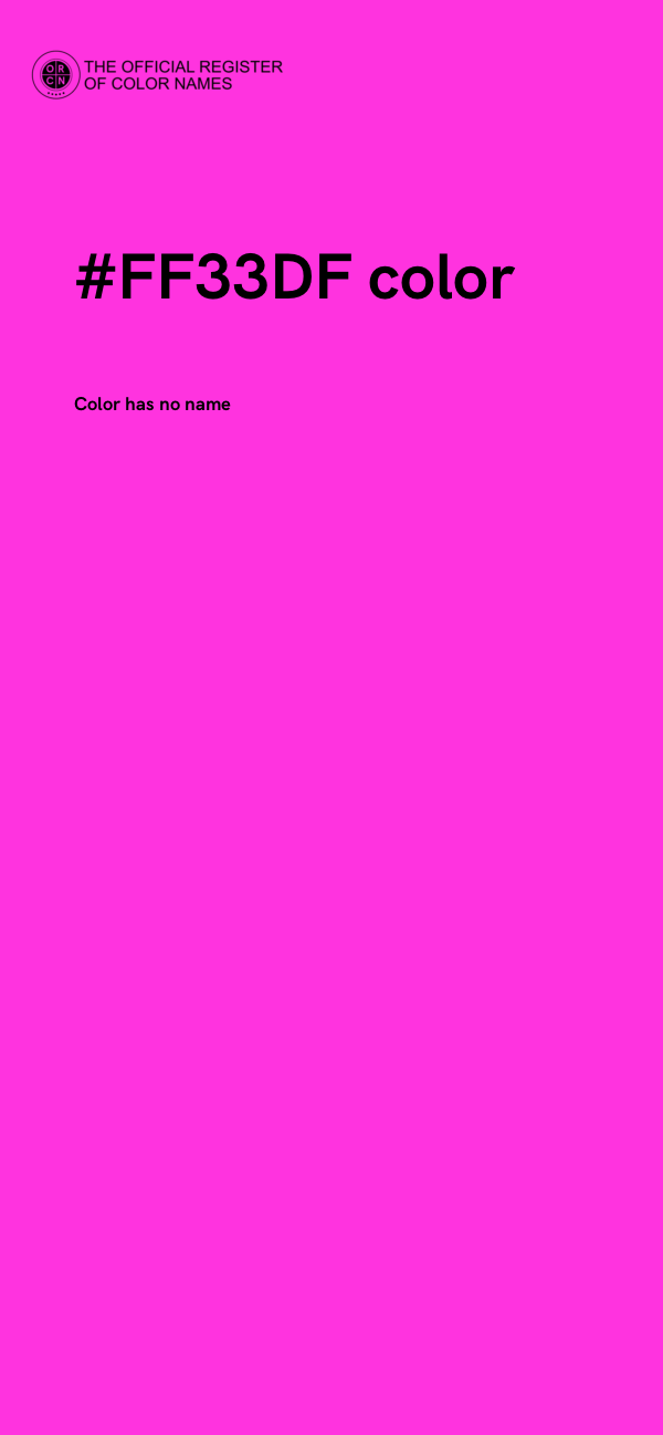 #FF33DF color image