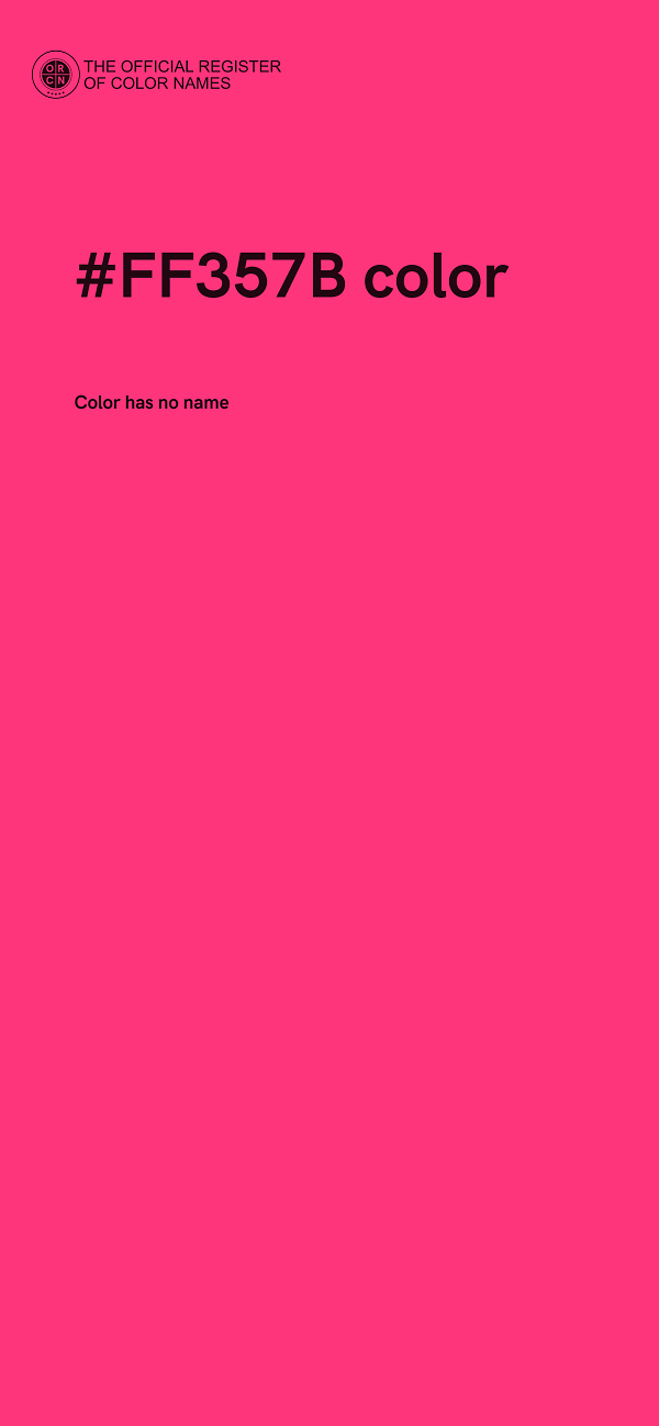 #FF357B color image