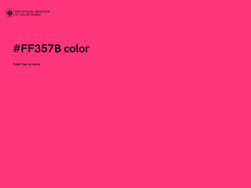#FF357B color image