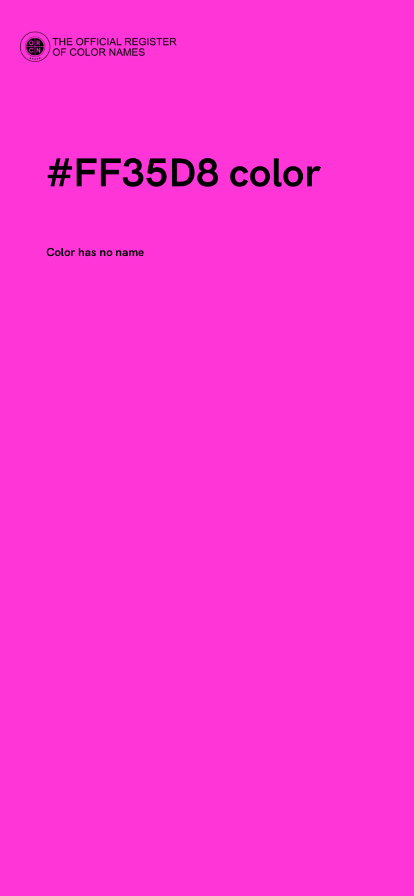 #FF35D8 color image