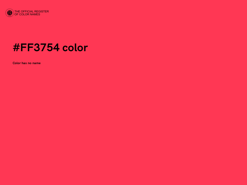 #FF3754 color image