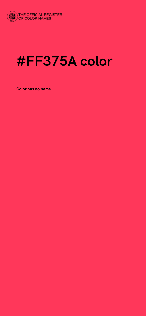 #FF375A color image