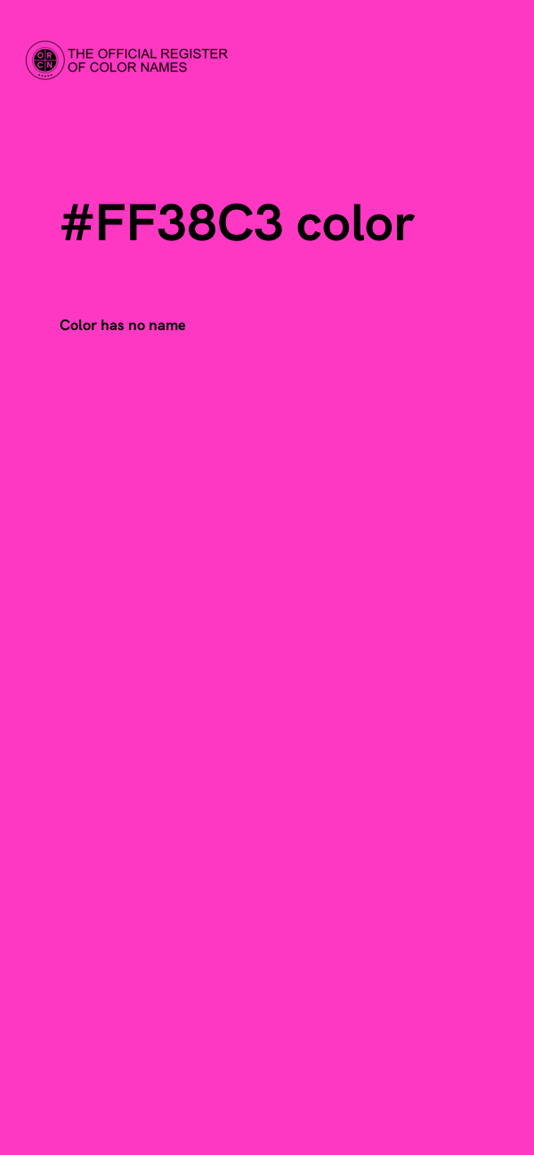 #FF38C3 color image