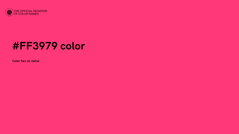 #FF3979 color image