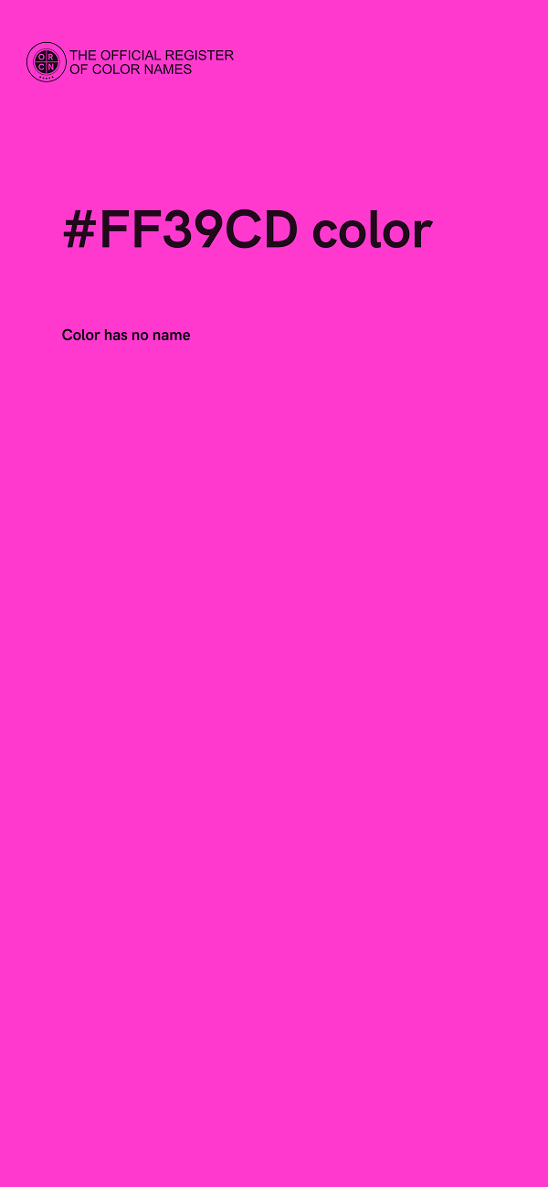 #FF39CD color image