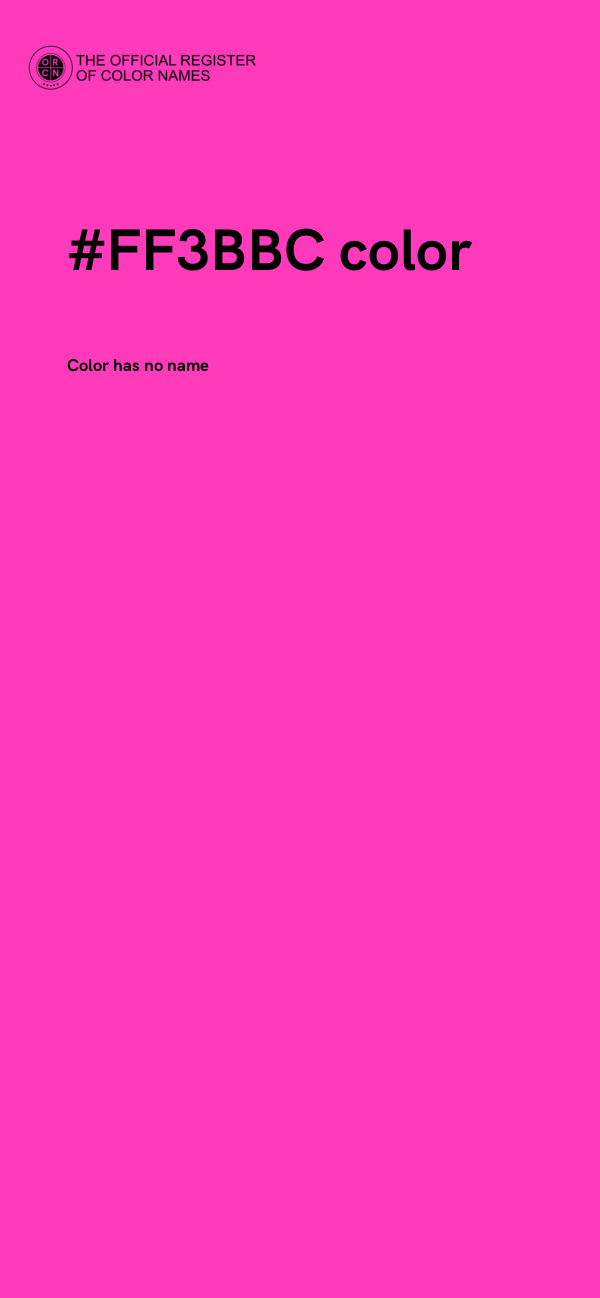 #FF3BBC color image