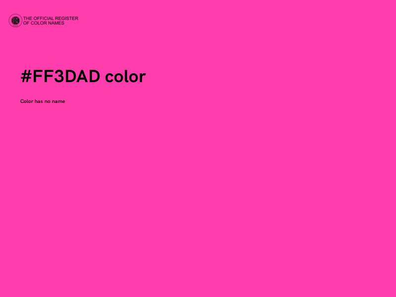#FF3DAD color image