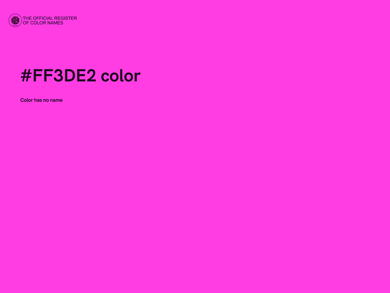 #FF3DE2 color image