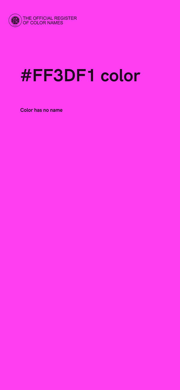 #FF3DF1 color image