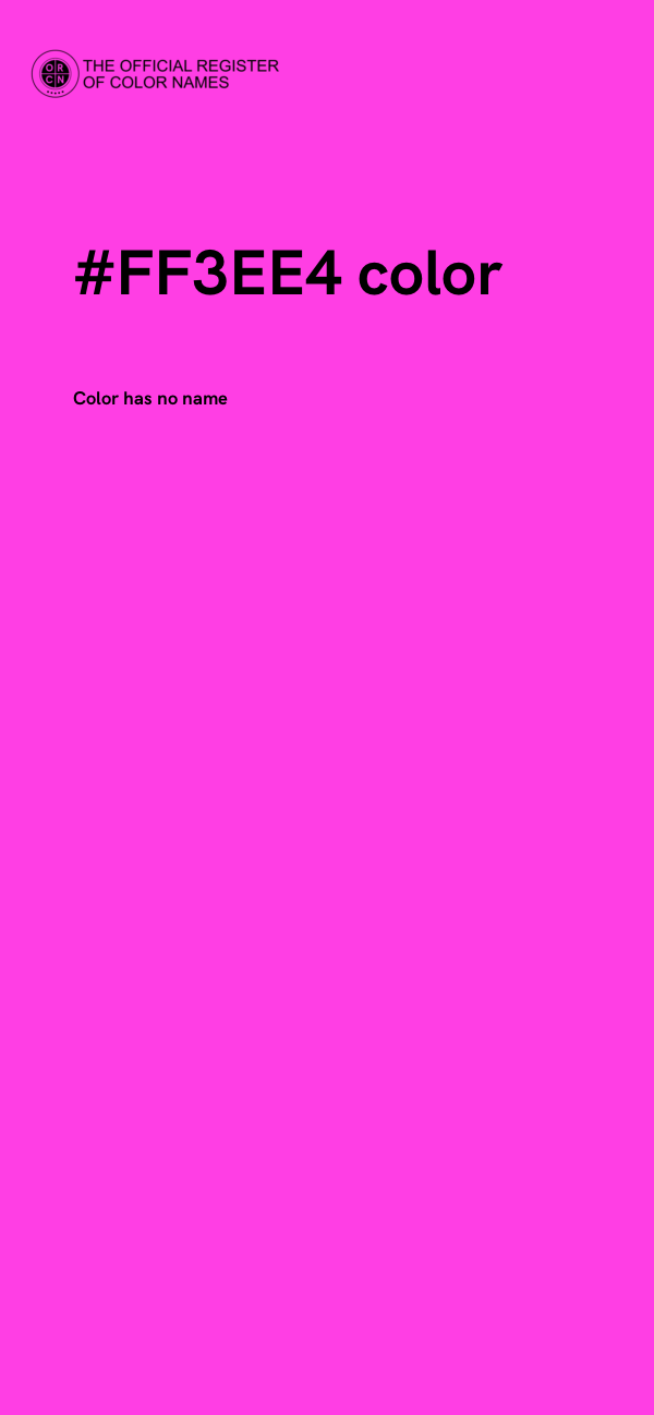 #FF3EE4 color image